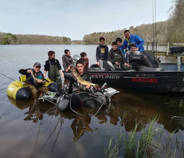 Séance initiation à la pêche