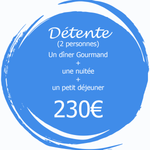 Bon cadeau 230€ Nuit repas